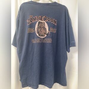 Crazy Shirts Hawaii Zombie Room Graphic Tee in Navy Men’s XXL